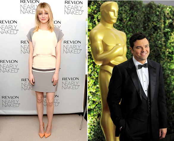 Emma Stone, Seth McFarlane Emma Stone, Seth McFarlane
